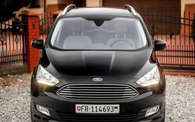 Ford Grand C-MAX cena 45900 przebieg: 120757, rok produkcji 2017 z Zagórz małe 781